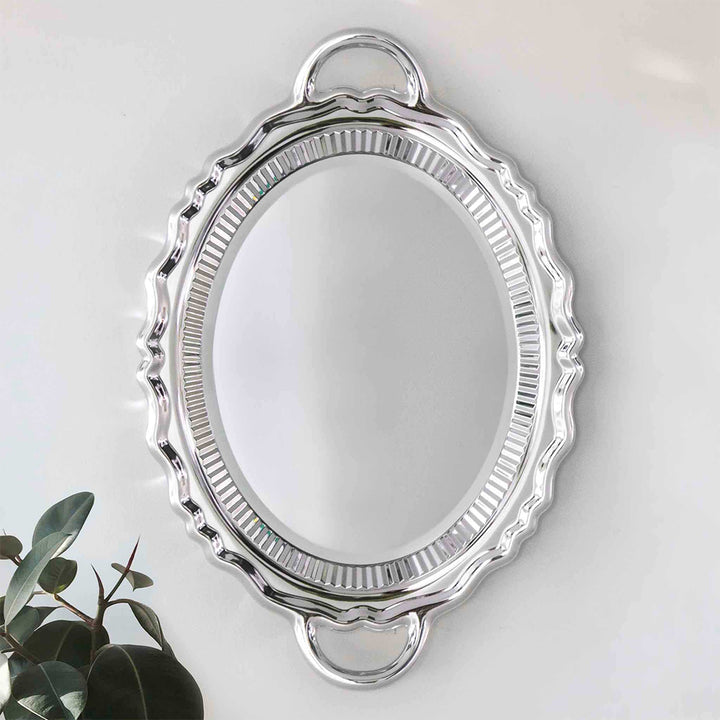 Plateau Miroir Metal Finish by Qeeboo