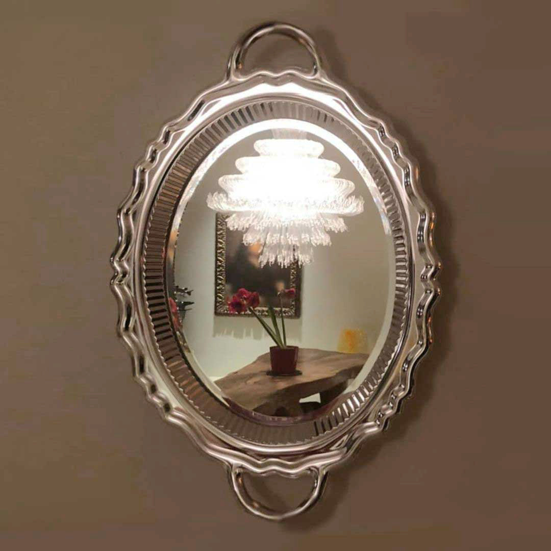 Plateau Miroir Metal Finish by Qeeboo