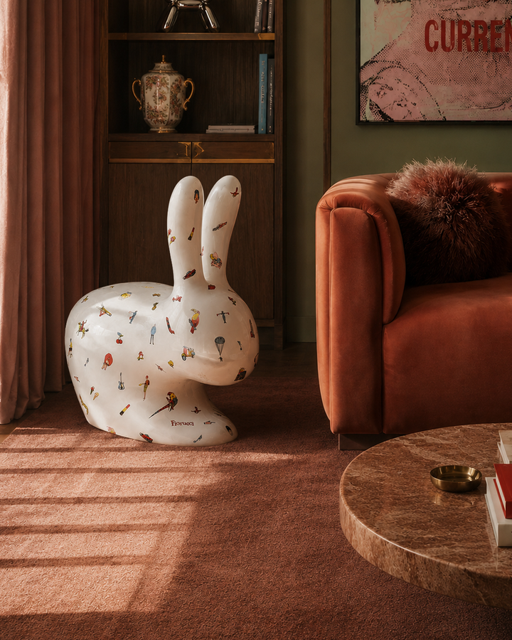 Rabbit in Collaboration with Fiorucci by Qeeboo