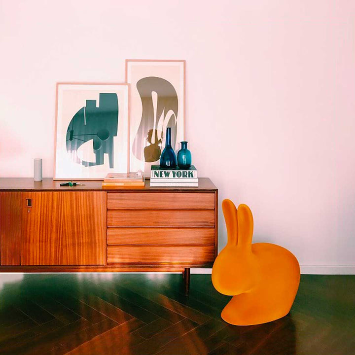 Rabbit Chair Velvet Finish by Qeeboo
