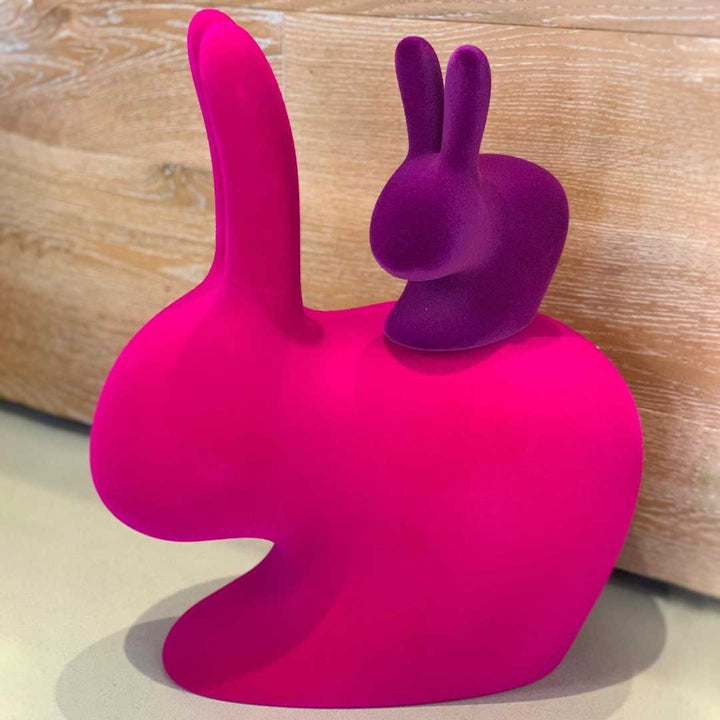 Rabbit Chair Velvet Finish by Qeeboo