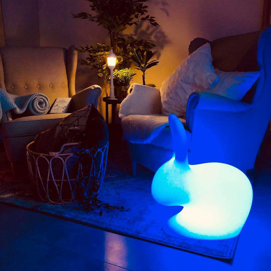 Rabbit Small Lamp with Rechargeable Led by Qeeboo
