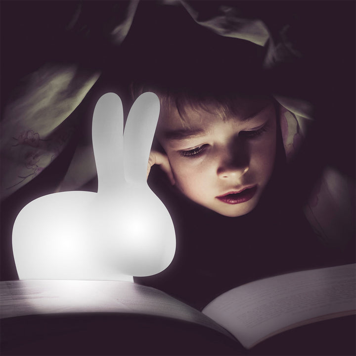 Rabbit XS Lamp with Rechargeable Led Translucent design Stefano Giovannoni