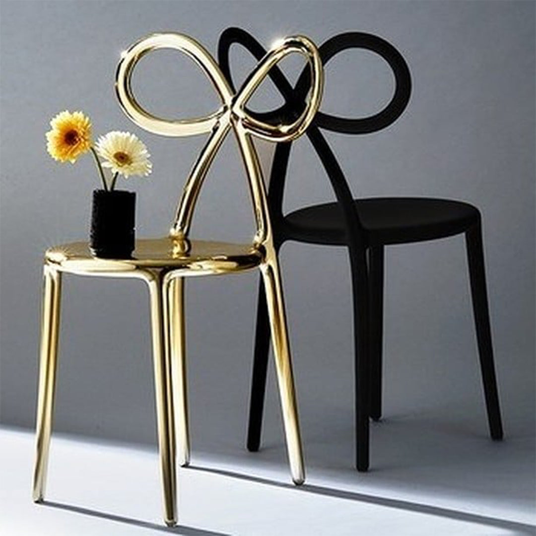 Ribbon Chair Metal Finish
