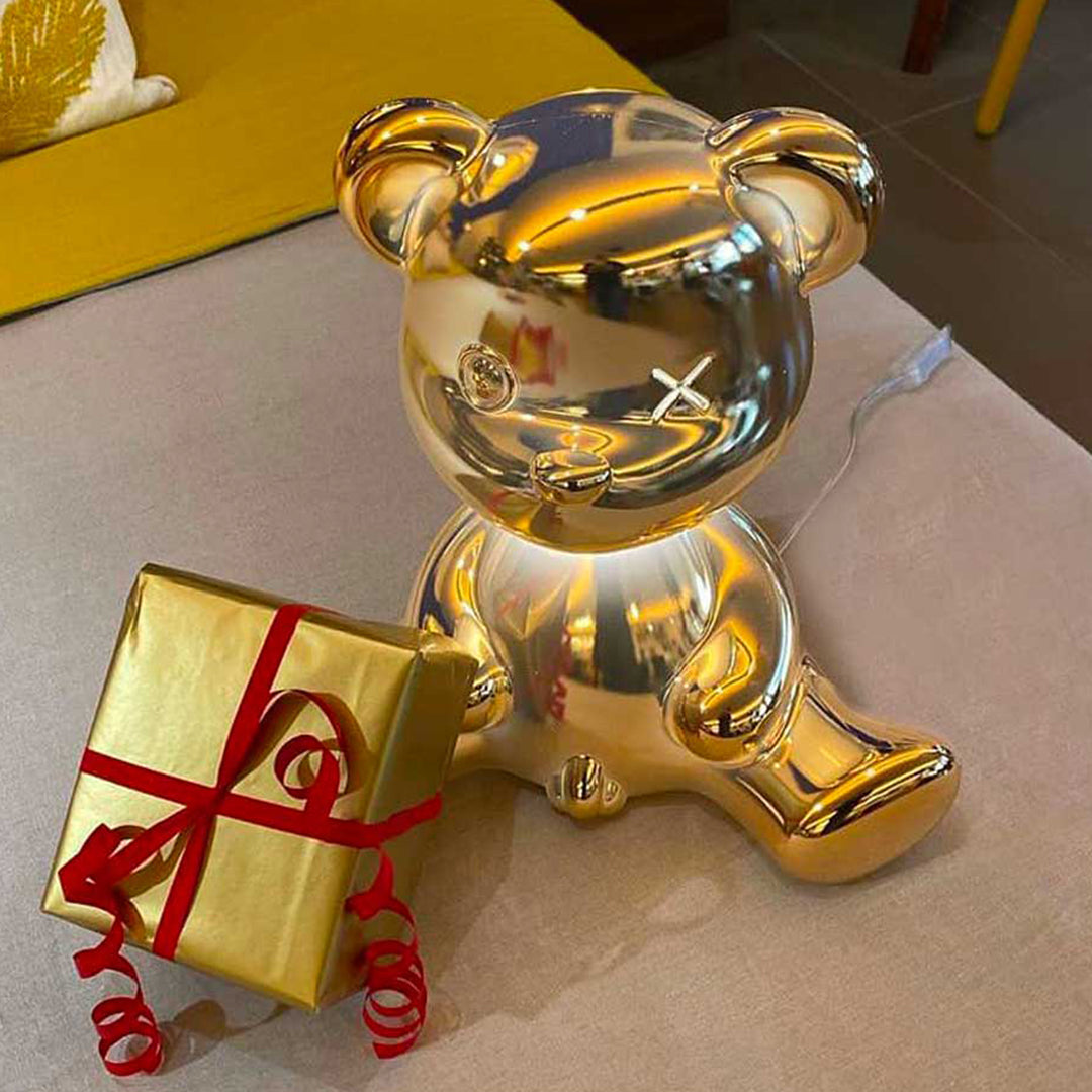 Teddy Boy Lamp Metal Finish with Cable Copper design Stefano Giovannoni