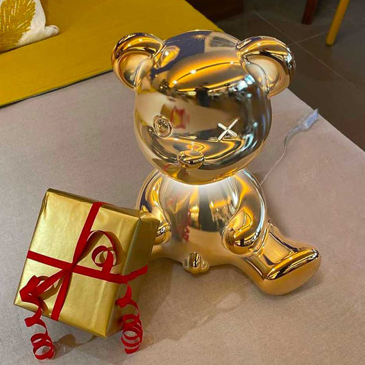 Teddy Boy Lamp Metal Finish with Cable Copper design Stefano Giovannoni