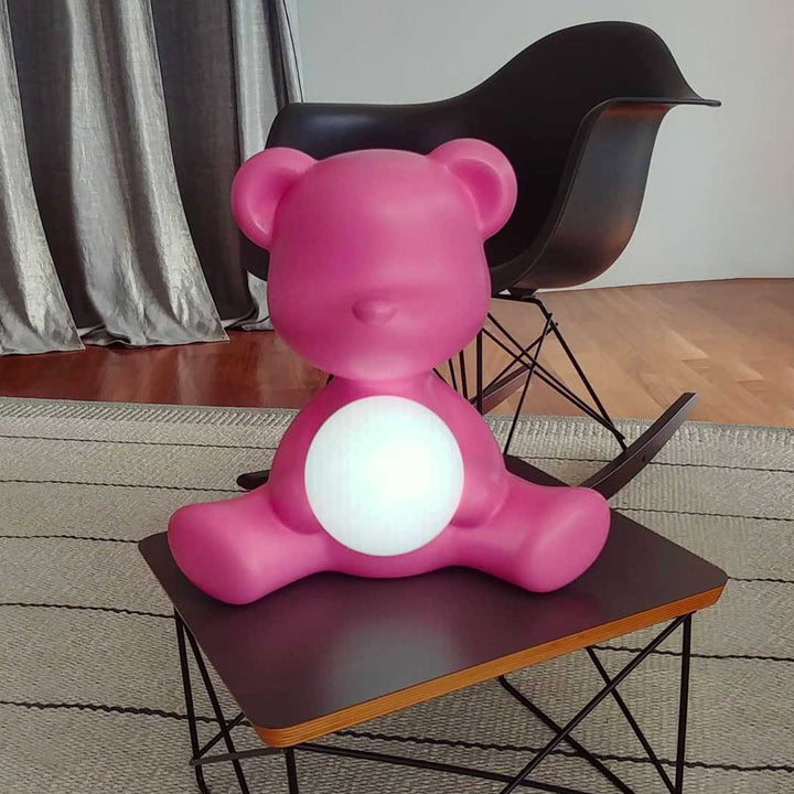 Teddy Girl Lamp with Rechargeable Led