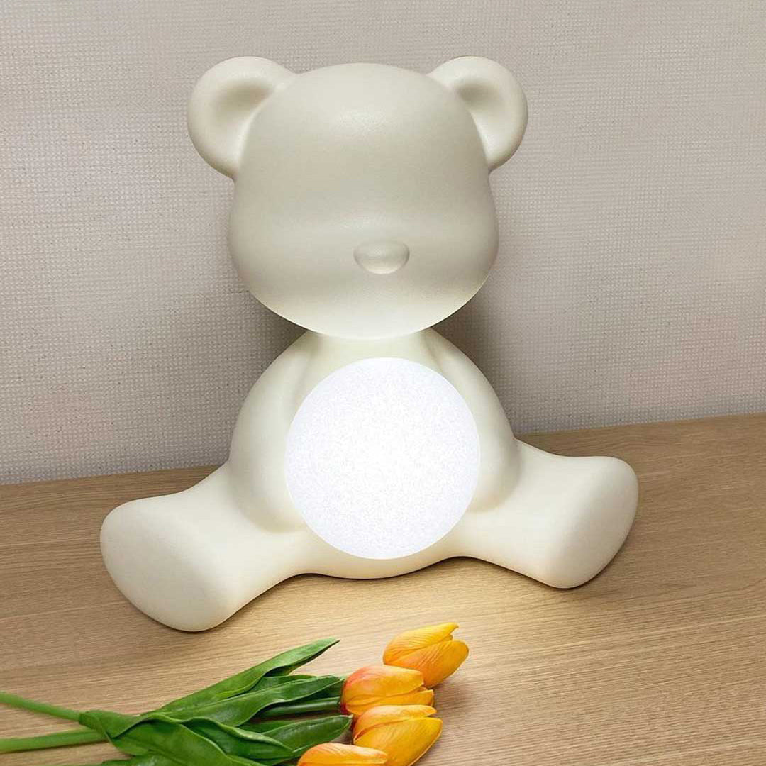 Teddy Girl Lamp with Rechargeable Led