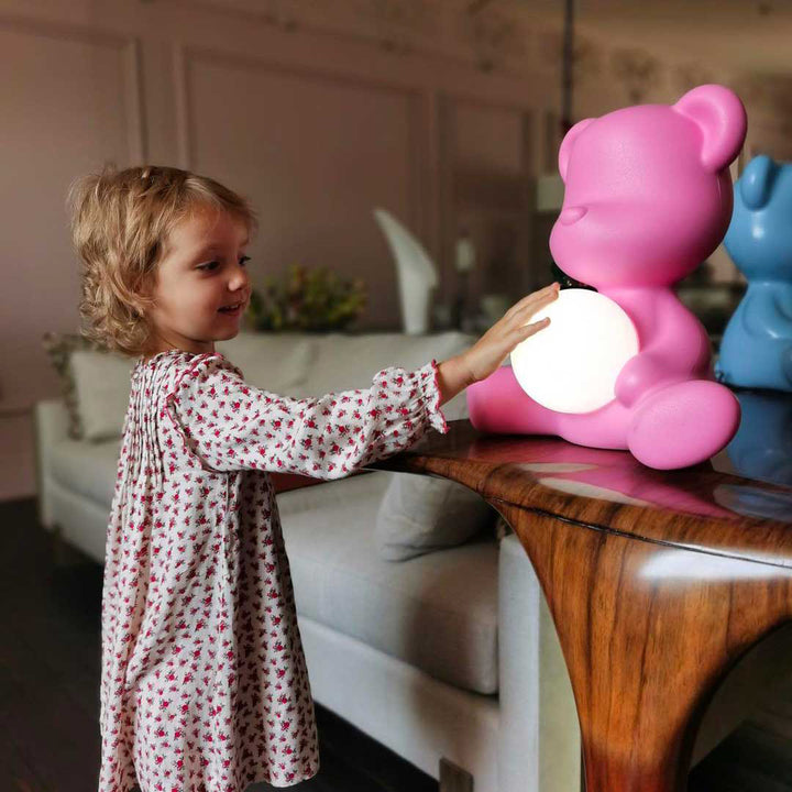 Teddy Girl Lamp with Rechargeable Led