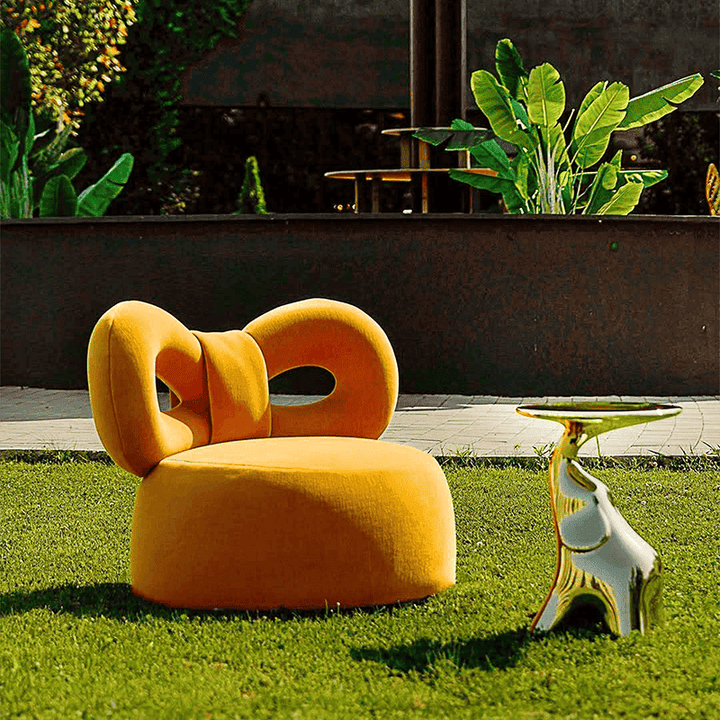 Ribbon Armchair Fabric A by Qeeboo