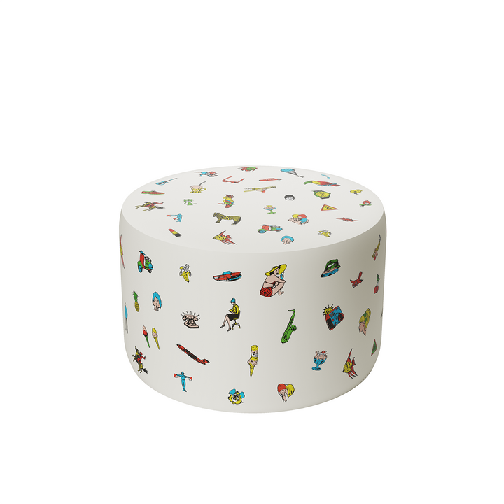 Pouf in Collaboration with Fiorucci