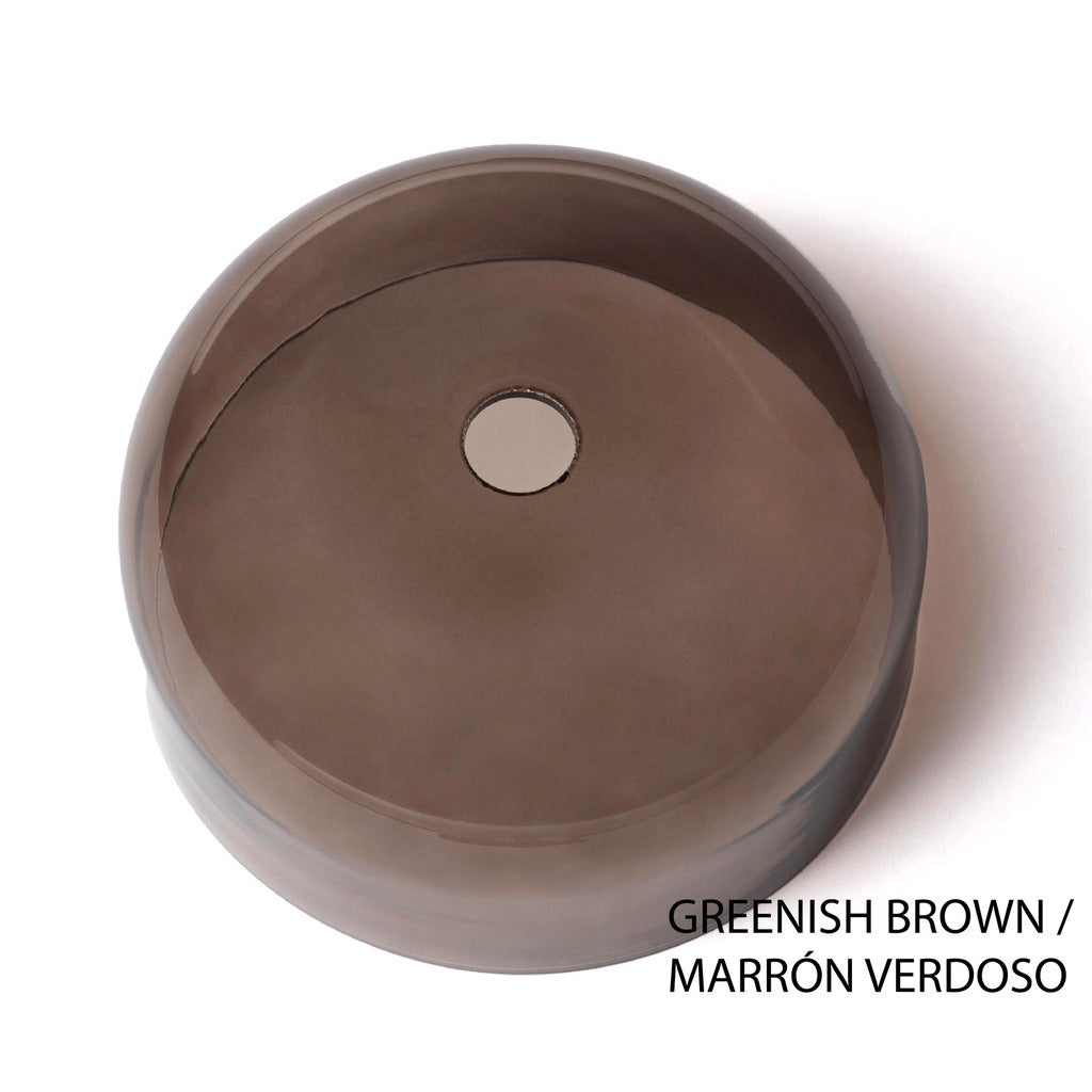 Betty Linear Pendant Linear Pendant greenish brown smoked glass shade, close-up