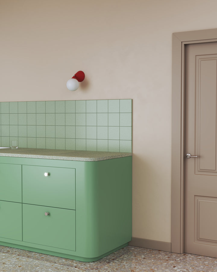 Cone and Sphere Wall Lamp