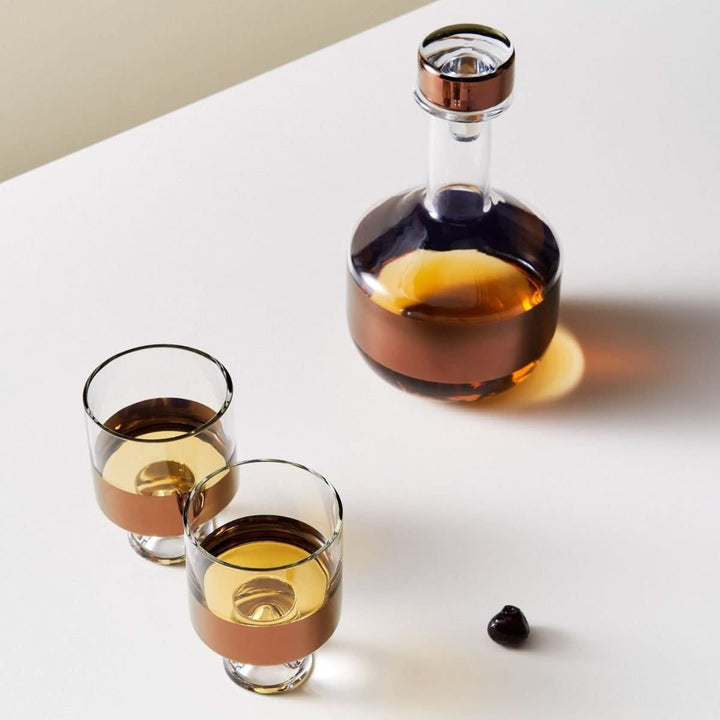 Tank Low Ball Glasses (Set of 2) by Tom Dixon - Bayte