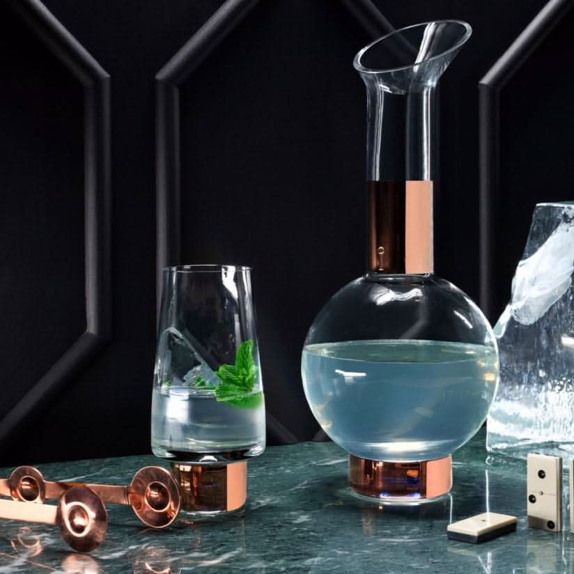Tank High Ball Glasses (Set of 2) by Tom Dixon - Bayte