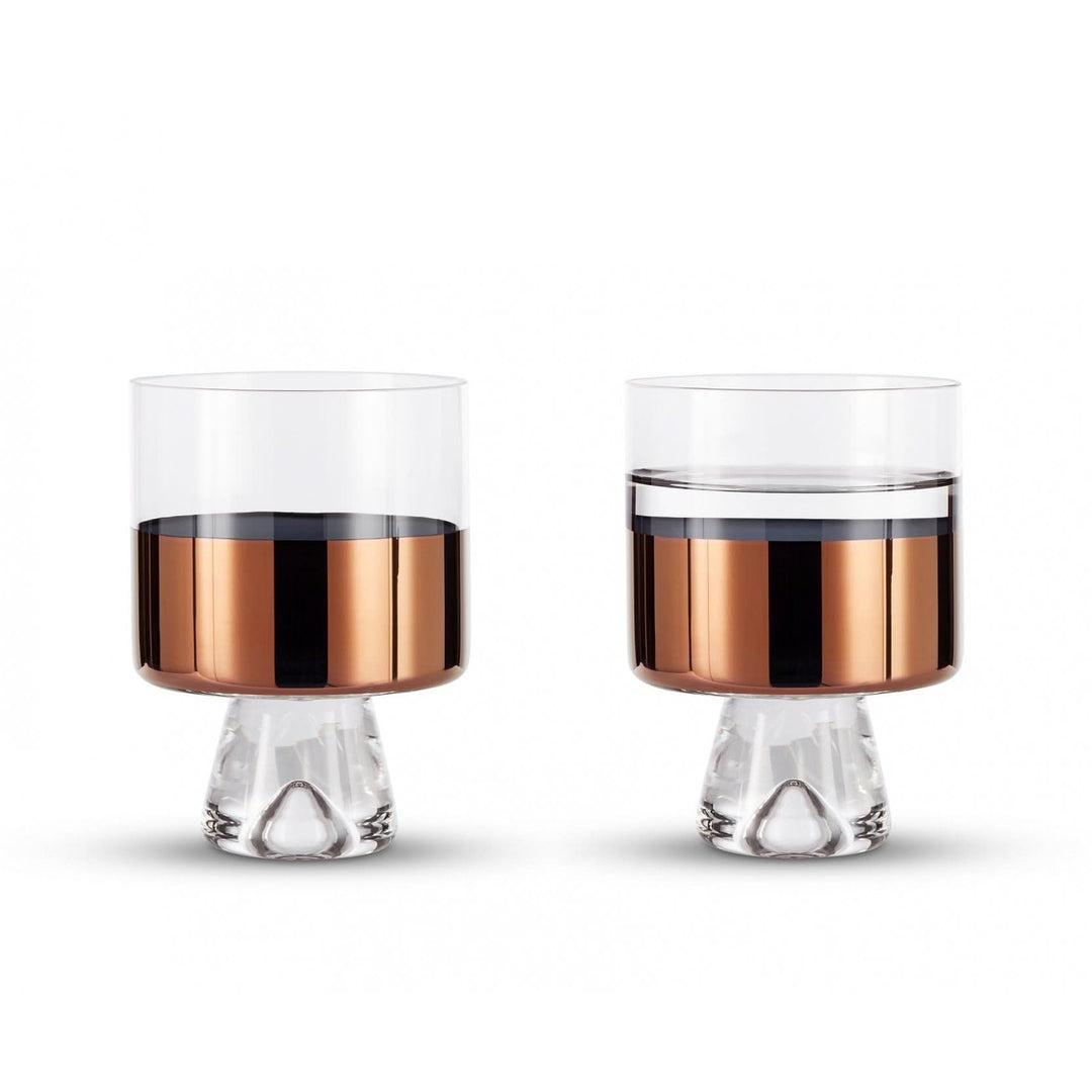 Tank Low Ball Glasses (Set of 2) by Tom Dixon - Bayte