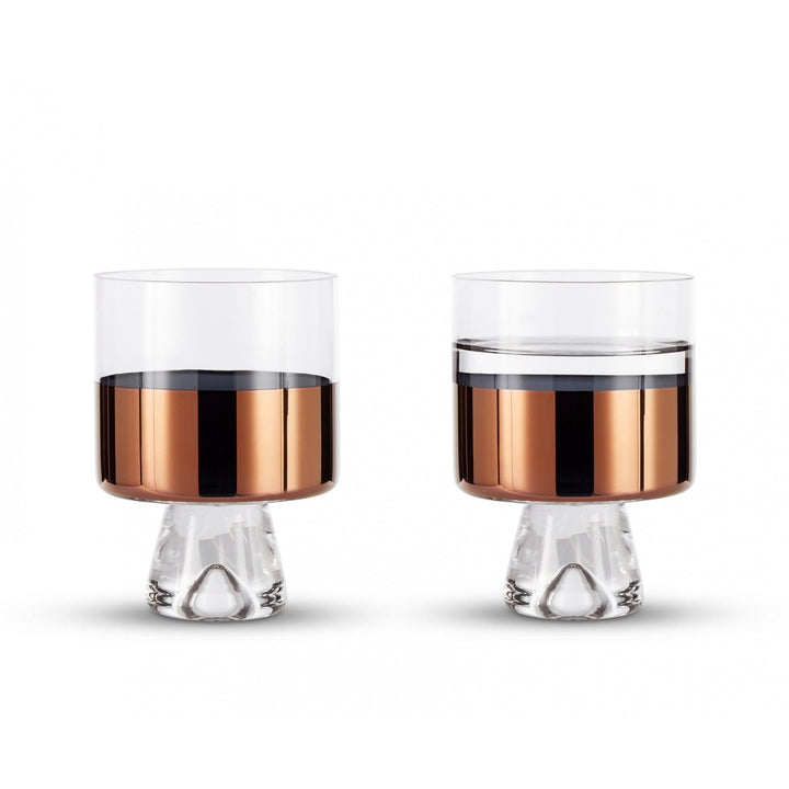 Tank Low Ball Glasses (Set of 2) by Tom Dixon - Bayte