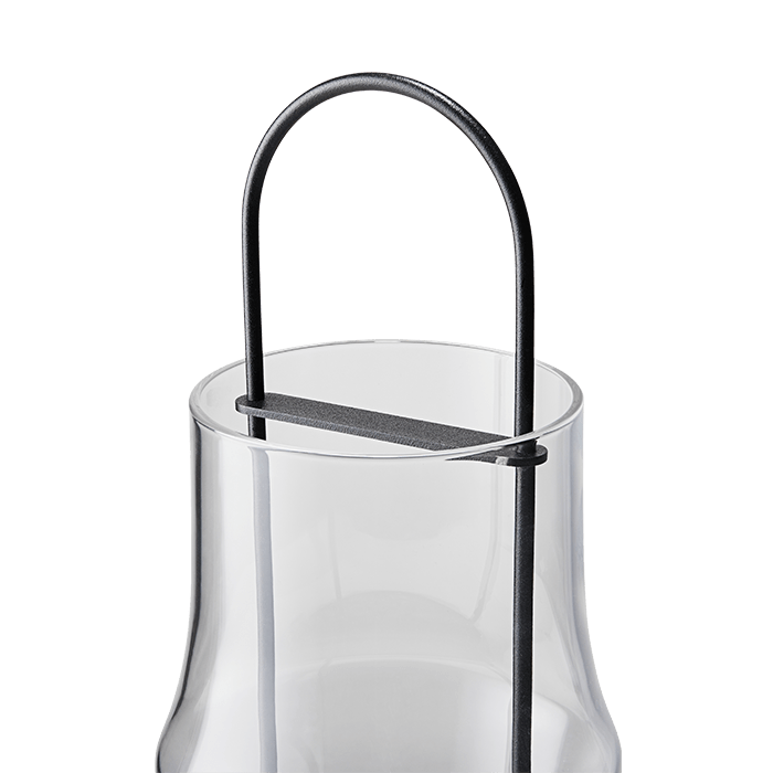 Holmegaard Arc Lantern, Clear, H: 10"