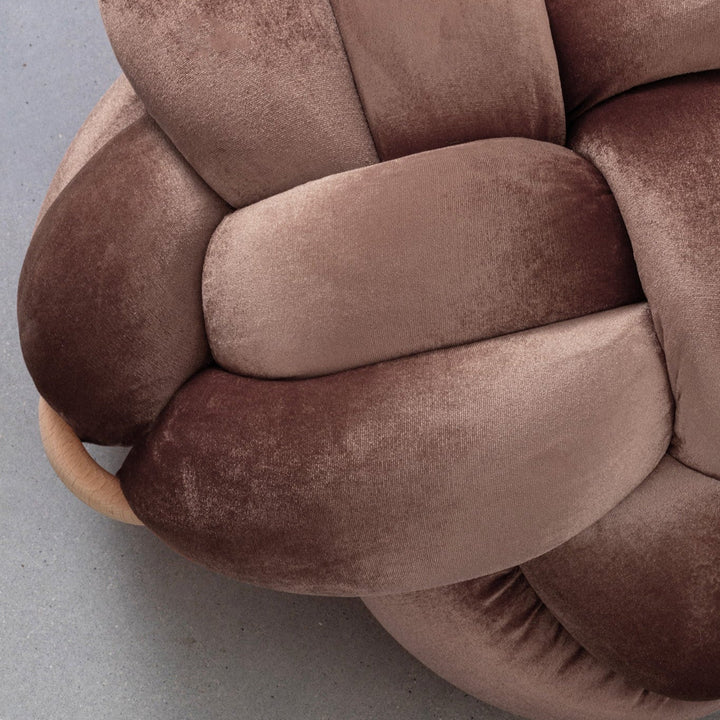 Knot Ottoman Truffle Medium