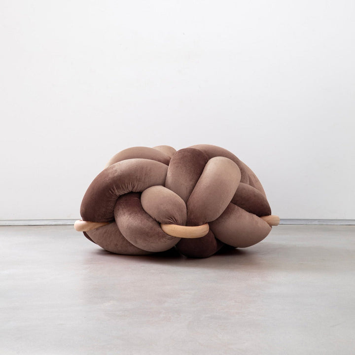 Knot Ottoman Truffle Medium