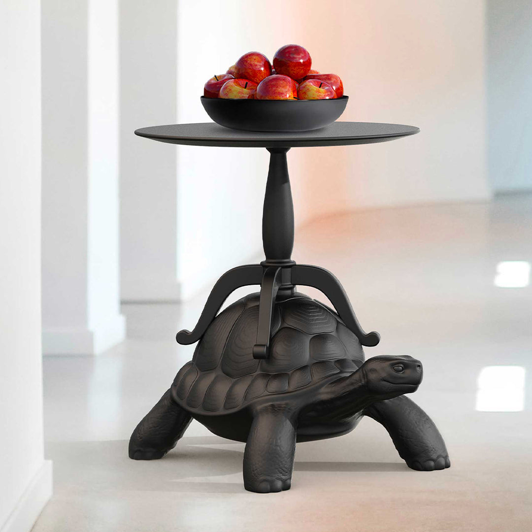 Turtle Carry Coffee Table Black design Marcantonio