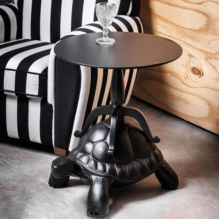 Turtle Carry Coffee Table Black design Marcantonio
