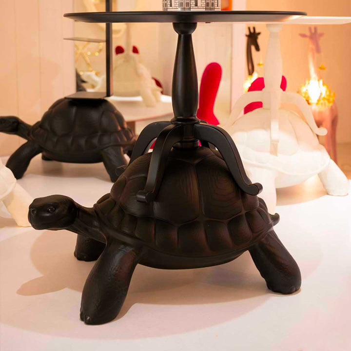 Turtle Carry Coffee Table Black design Marcantonio