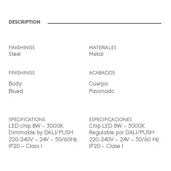 Tera Pendant Lamp materials and technical details
