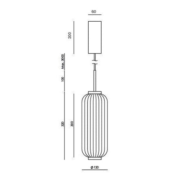Elma Pendant Lamp dimensions and technical details