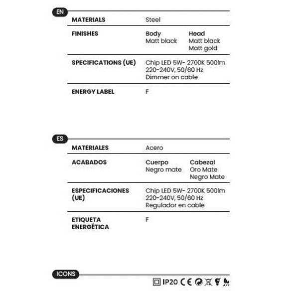 Maho Floor Lamp materials and technical details