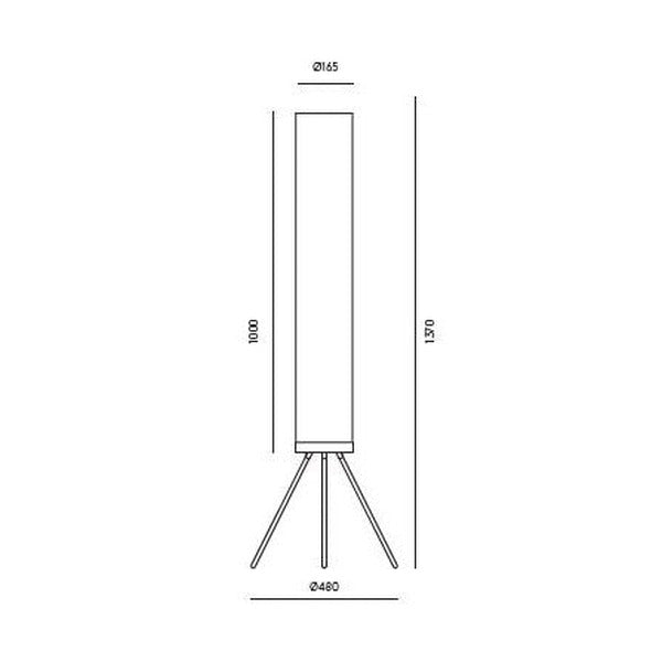 Nooi Floor Lamp dimensions and technical details