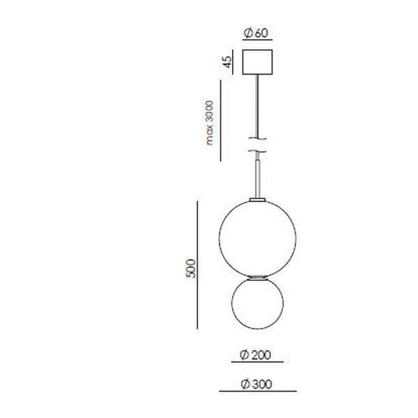 Ulon Pendant Lamp dimensions and technical details