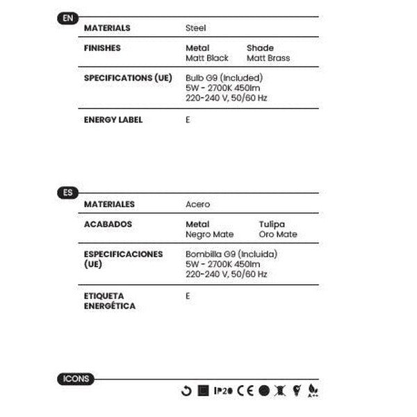 Ficus Floor Lamp materials and technical details