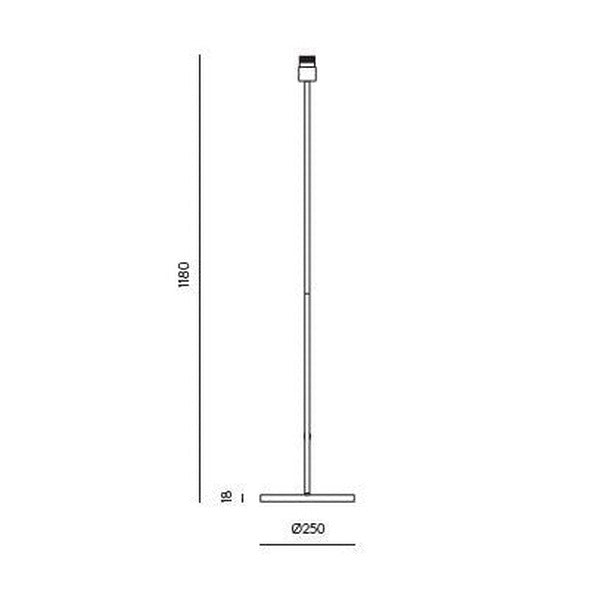 Hedra Floor Lamp dimensions and technical details