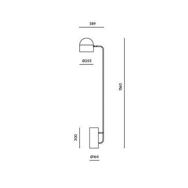 Luca Floor Lamp dimensions and technical details
