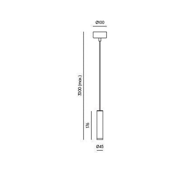 Maru Pendant Lamp dimensions and technical details