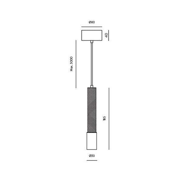 Ycro Pendant Lamp dimensions and technical details