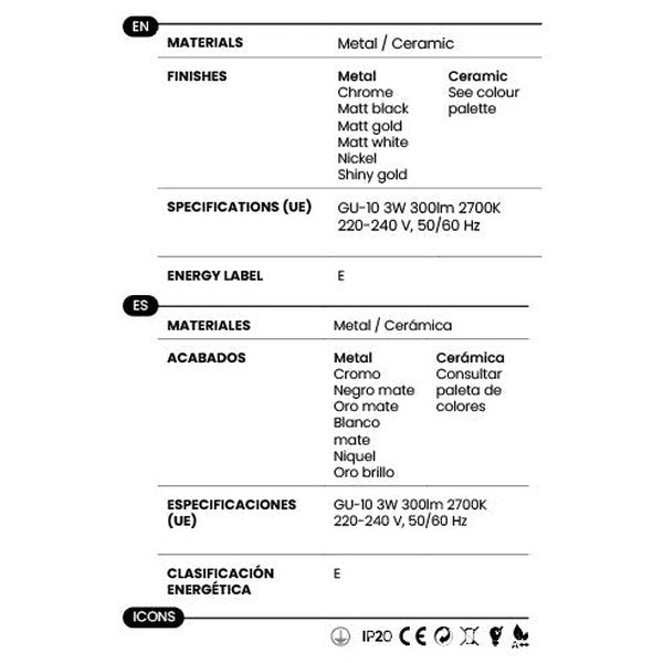 Bambu Pendant technical details