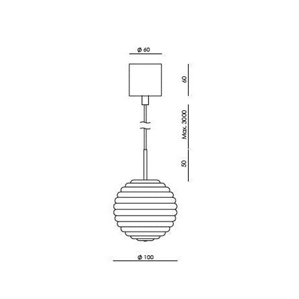 Doul Pendant Lamp dimensions and technical details