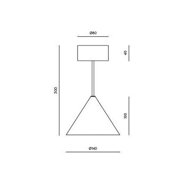 Iconic Pendant Lamp dimensions and technical details