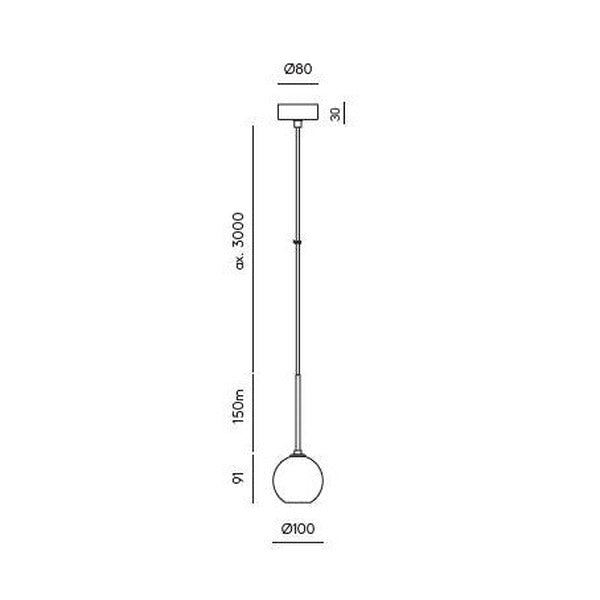 Lita Pendant Lamp dimensions and technical details