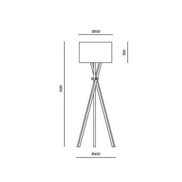 Cot Floor Lamp dimensions and technical details