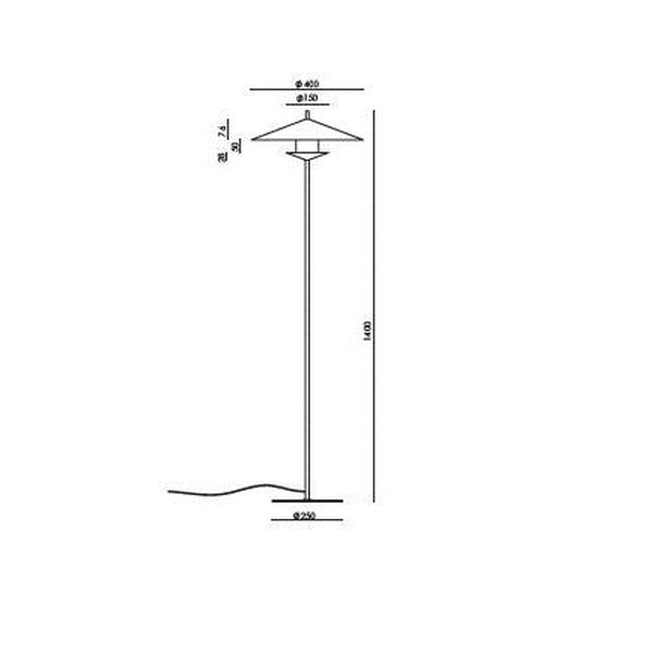 Gehit Floor Lamp dimensions and technical details