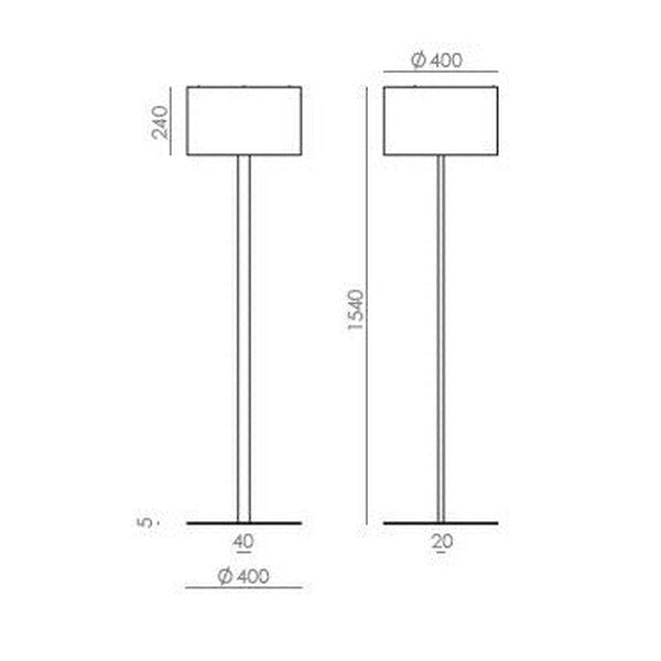 Rems Floor Lamp dimensions and technical details