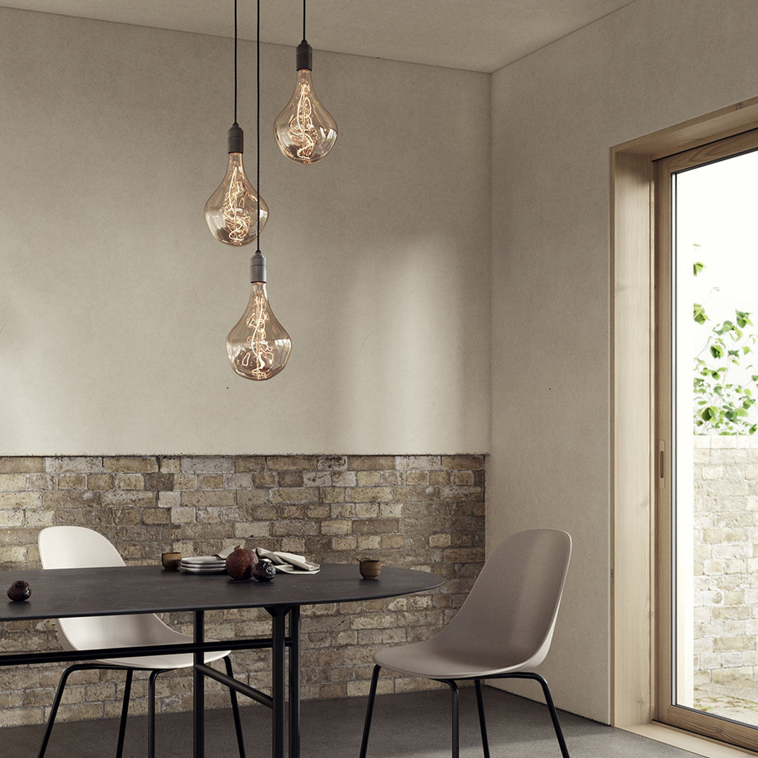 Voronoi II Pendant Light in Graphite - Set of 3